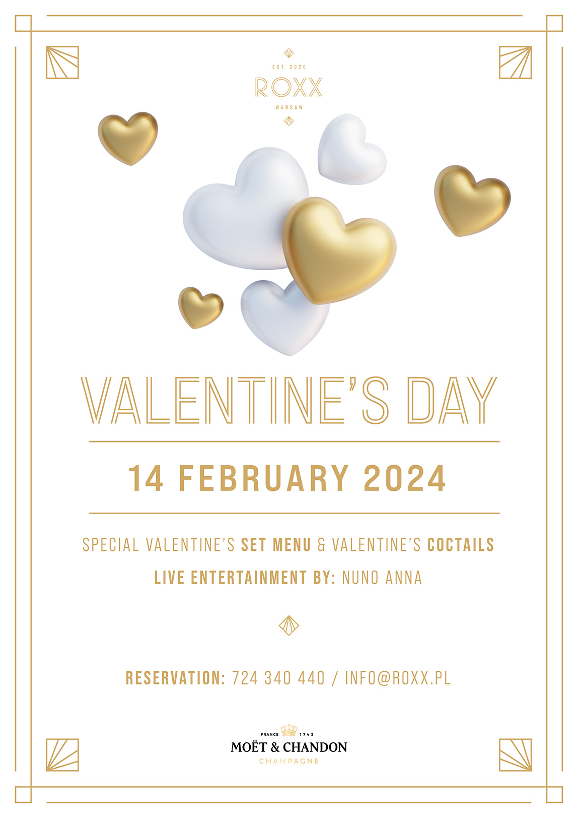 Poster Valentines Day ROXX HEJ DIZAJN project