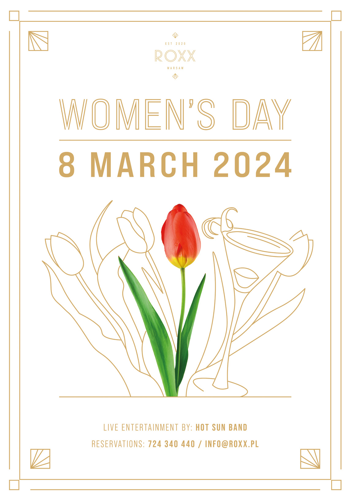 Poster Womans Day ROXX HEJ DIZAJN project